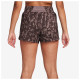 Nike Γυναικείο σορτς One Dri-FIT High-Waisted Brief-Lined 3&quot; Printed Shorts